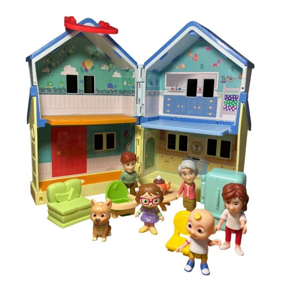Cocomelon Toy Carry-Along House Playset With Handle By Jazwares Talks/ Sings - Picture 1 of 14